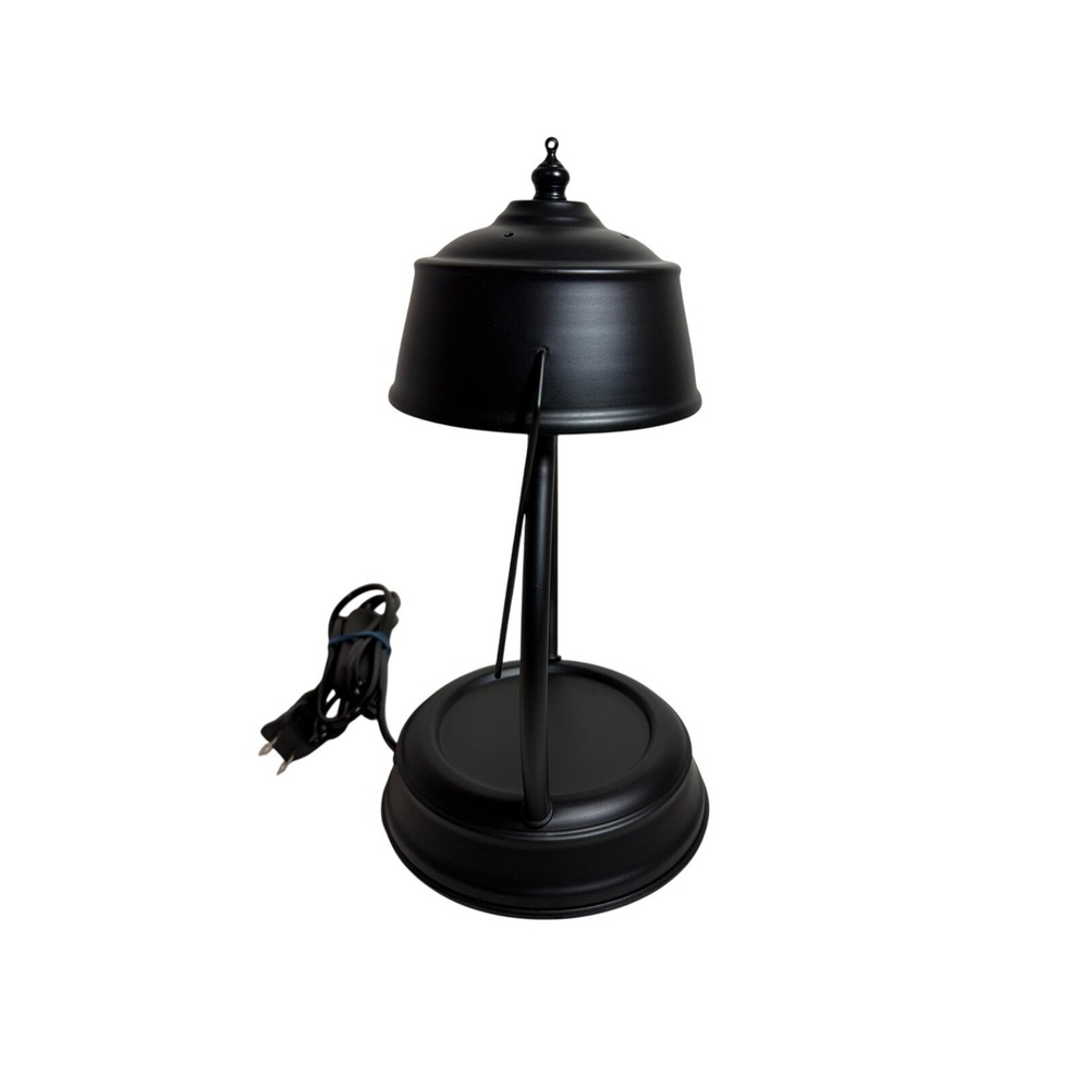 Blissful Bungalow Lantern‎ Style Candle Warmer Lamp Black Electric Heat Bulb - Picture 3 of 10